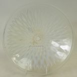 French Opalescent glass bowl, no makers mark, etched with the words 'MADE IN FRANCE'.