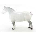 Beswick rare Suffolk Punch Ch Hesse Dainty in grey gloss (3 minute nibbles to edge of one rear