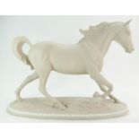 Wedgwood & Bentley light taupe Jasper prestige Etruria George Stubbs model of a horse.