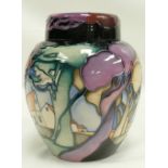 Moorcroft Peggys Farm ginger jar, Limited edition 15/50, signed by designer by Emma Bossons.