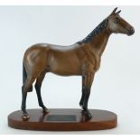 Beswick Connoisseur Horse Psalm 2540 on wood plinth