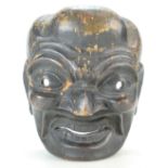 Meiji Period Japanese Noh mask