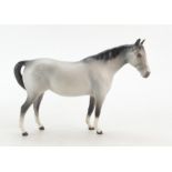 Beswick Thoroughbred pony in grey 1992 and small grey mare 1991,