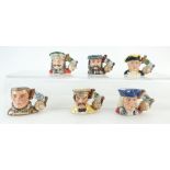 A set of Royal Doulton tiny character jugs The Explorers comprising Columbus D7081,