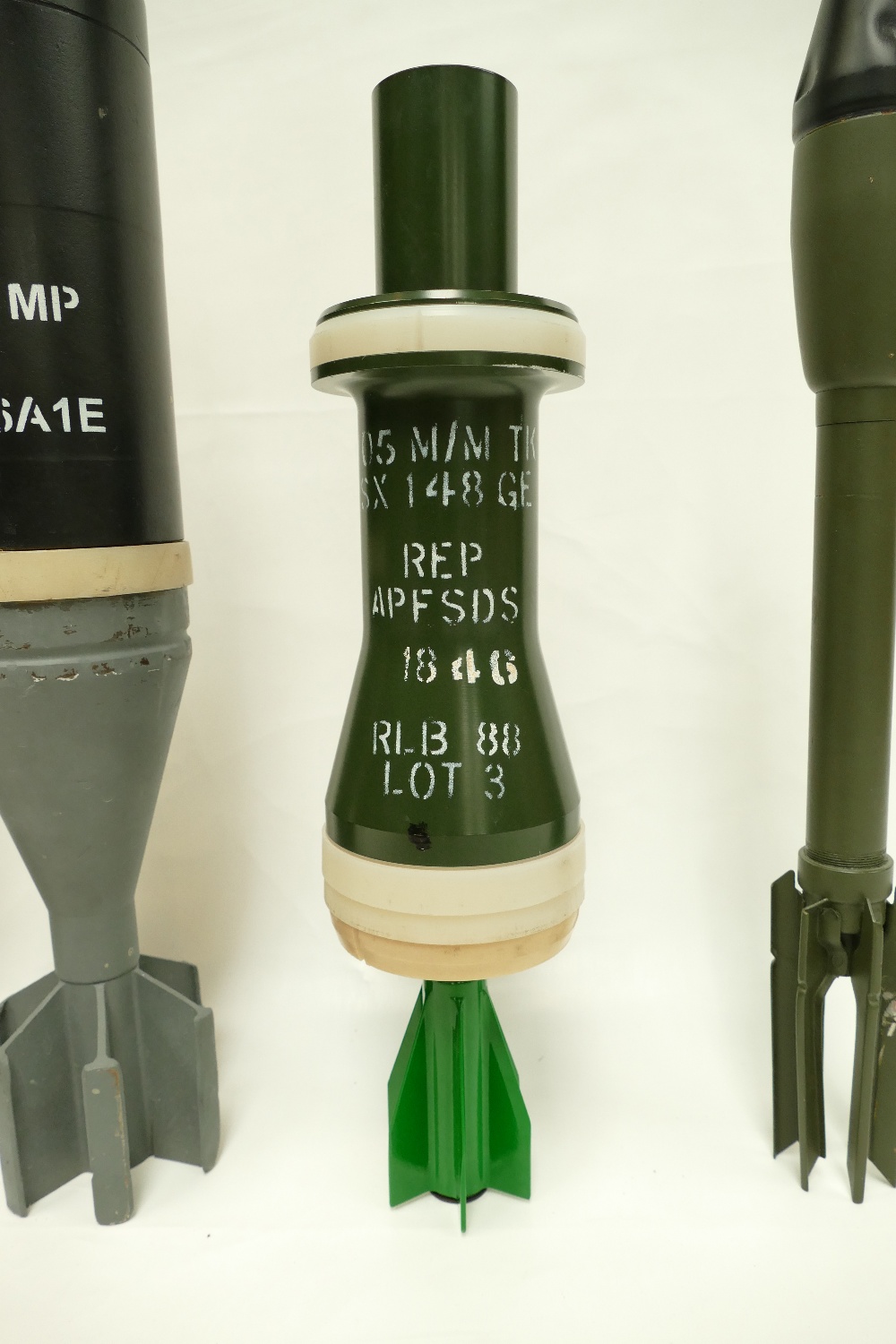 Collection of inert military shells including rockets, heat seeking missiles and mortars (5) 86cm. - Image 4 of 5