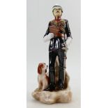 Michael Sutty hand painted sculpture figure of a soldier from 5th Royal Irish Lancers,