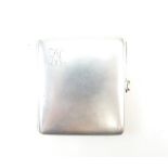 Silver cigarette case, 813 Silver Finland hallmarks, Marked .813H silver purity.