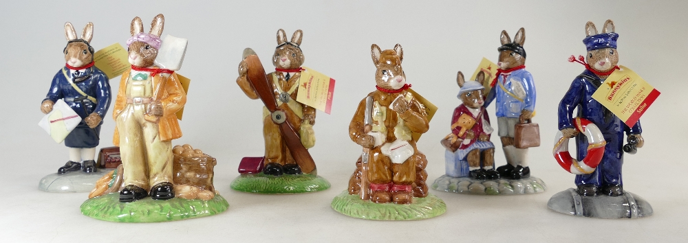 Royal Doulton figures from The World War II collection Homeguard DB371, Evacuees DB373,