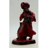 Royal Doulton flambe figure The Lamp Seller HN3278 (seconds)