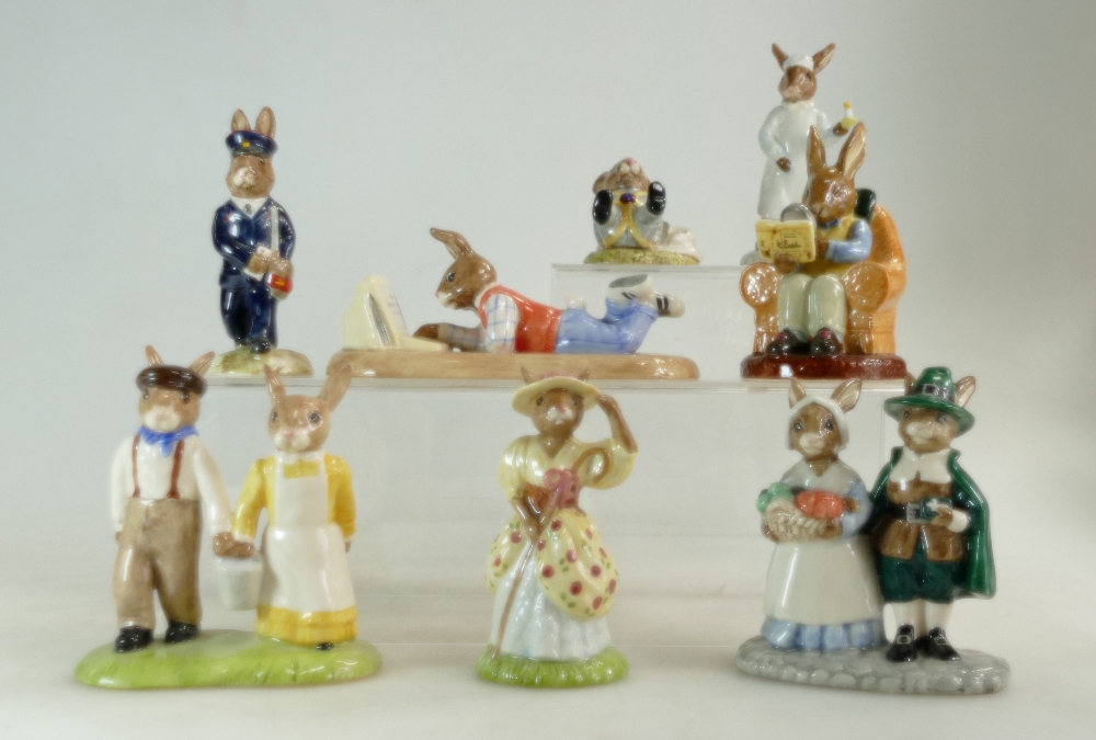 A collection of Royal Doulton Bunnykins figures Collector DB54 made exclusively for the collectors