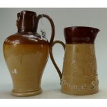 Royal Doulton Lambeth stoneware ewer,