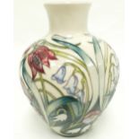 Moorcroft Sorrow & Laughter vase, limited edition 31/60. Height 18cm.