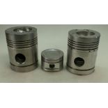 A collection of decorative Pistons to include large commercial Heplex 413,