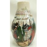 Moorcroft Merchant of Venice vase, Limited Edition 49 of 50, designed by Paul Hilditch. Height 30.