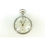 Thomas Russel silver plated Premier Pocket watch