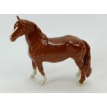 Beswick rare chestnut Pinto Pony 1373