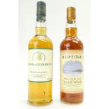 Hopeman Fine Old Malt Scotch Whisky 70cl together with House of Commons branded 8 year old malt
