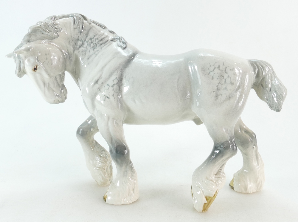 Beswick Action Shire horse 2578 in grey gloss