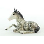 Beswick lying foal 915 in rocking horse grey gloss