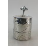 TUDRIC Beaker designed by Archibald Knox - missing lid - marked TUDRIC 0 193 to base 10cm high with
