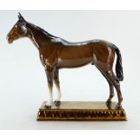 Beswick early Bois Rousell horse 701 on copper plinth