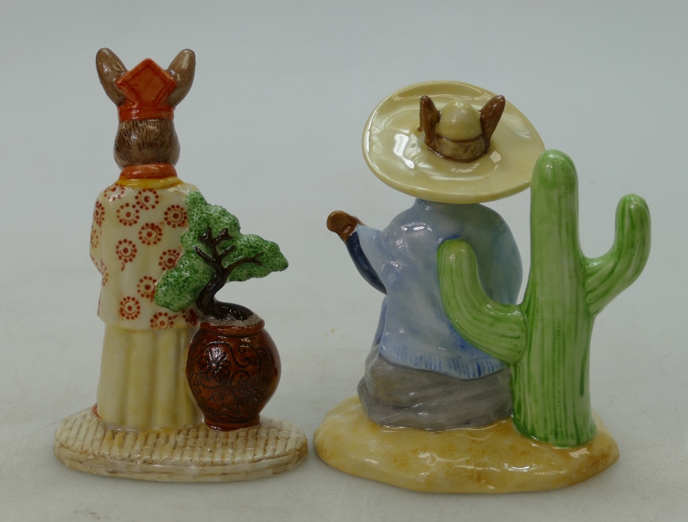 Royal Doulton Bunnykins figure Mexican DB316 and Samurai DB280, - Image 2 of 2