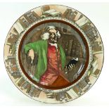 Royal Doulton rare seriesware rack plate "The Bookworm" D5905 from the professional series