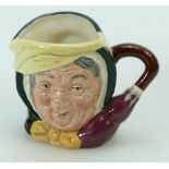 Royal Doulton small character jug Sairey Gamp D6789,