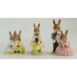 Royal Doulton Bunnykins figure Storytime DB59, USA special colourway,