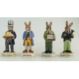 A collection of Inventors Bunnykins John Logie DB439, James Brindley DB438,