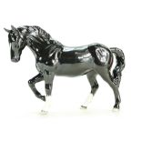 Beswick Horse black Stocky Jogging Mare, issued 2005 in a Limited Edition and boxed.