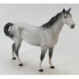 Beswick grey matte Swish Tail horse 1182