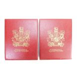 Two cased silver dishes - Royal Commemorative Queen Victoria royal lineage limited edition silver