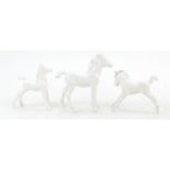A collection of Beswick opaque gloss foals comprising 815,