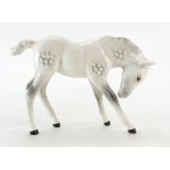 Beswick foal with head down 947 in grey gloss