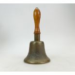 ARP brass bell marked Fiddian,