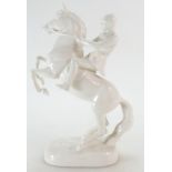 Beswick Huntsman on rearing horse 868 in opaque glaze