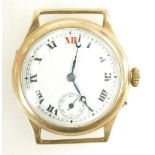 9ct gold wristwatch, total weight 23.