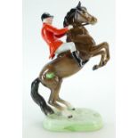 Beswick Huntsman on rearing brown horse 868