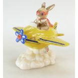 Royal Doulton Bunnykins figure Chocs Away DB267 with certificate