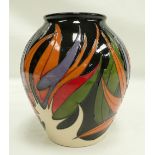 Moorcroft Paradise Found vase, designed by Vicky Lovatt. Height 20cm.