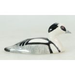 Beswick model of a Smew duck 1522 approved by Peter Scott