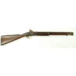 19th century Flintlock rifle, stamped VR 1890,