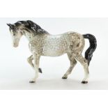 Beswick Stocky Jogging Mare 855 in rocking horse grey gloss