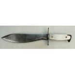 WW1 M1917 1918 Plumb Philadelphia Large Bolo Military Knife, length 38cm, condition report,