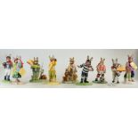A collection of Royal Doulton Bunnykins from The Pastimes Collection - On The Fairway DB427,