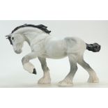 Beswick grey matte Shire horse "Spirit Of Earth" 2914