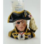 Royal Doulton large character jug Vice-Admiral Lord Nelson D6932,