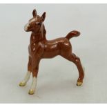 Beswick dark chestnut foal 1407