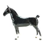 Beswick black Hackney horse 1361